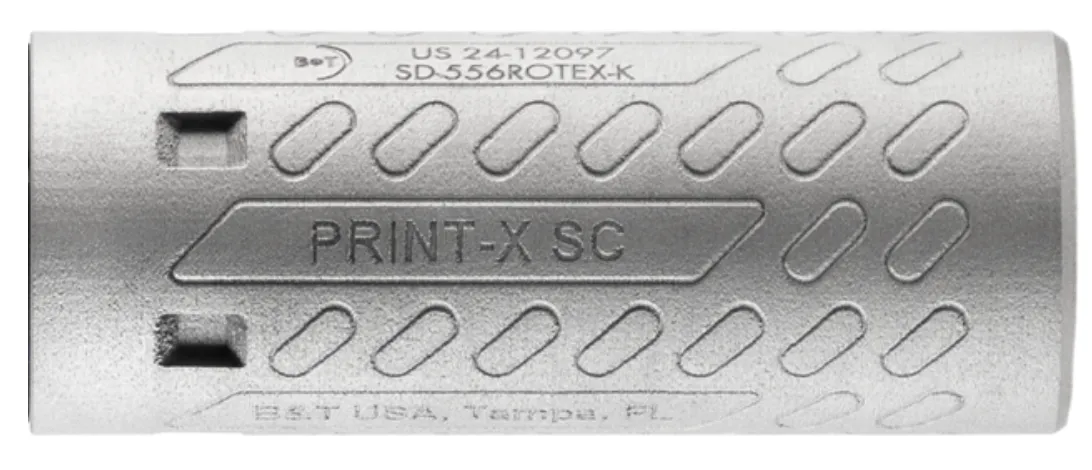 B&T PRINT-X SC ROTEX MINI K 5.56 GRAY SUPPRESSOR, ... - Suppressor - view 1