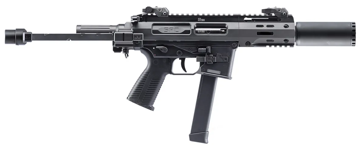 B&T SPC9-SD-G 9mm 4.5" 32+1 Suppressor Kit Pistol - Suppressor, vista 1