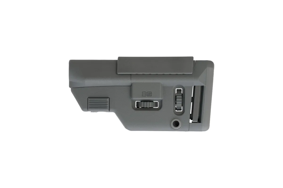 B5 Systems Ar-15 Collapsible Precision Stock - Wolf Gray - Stock & Brace for AR-15 - view 1