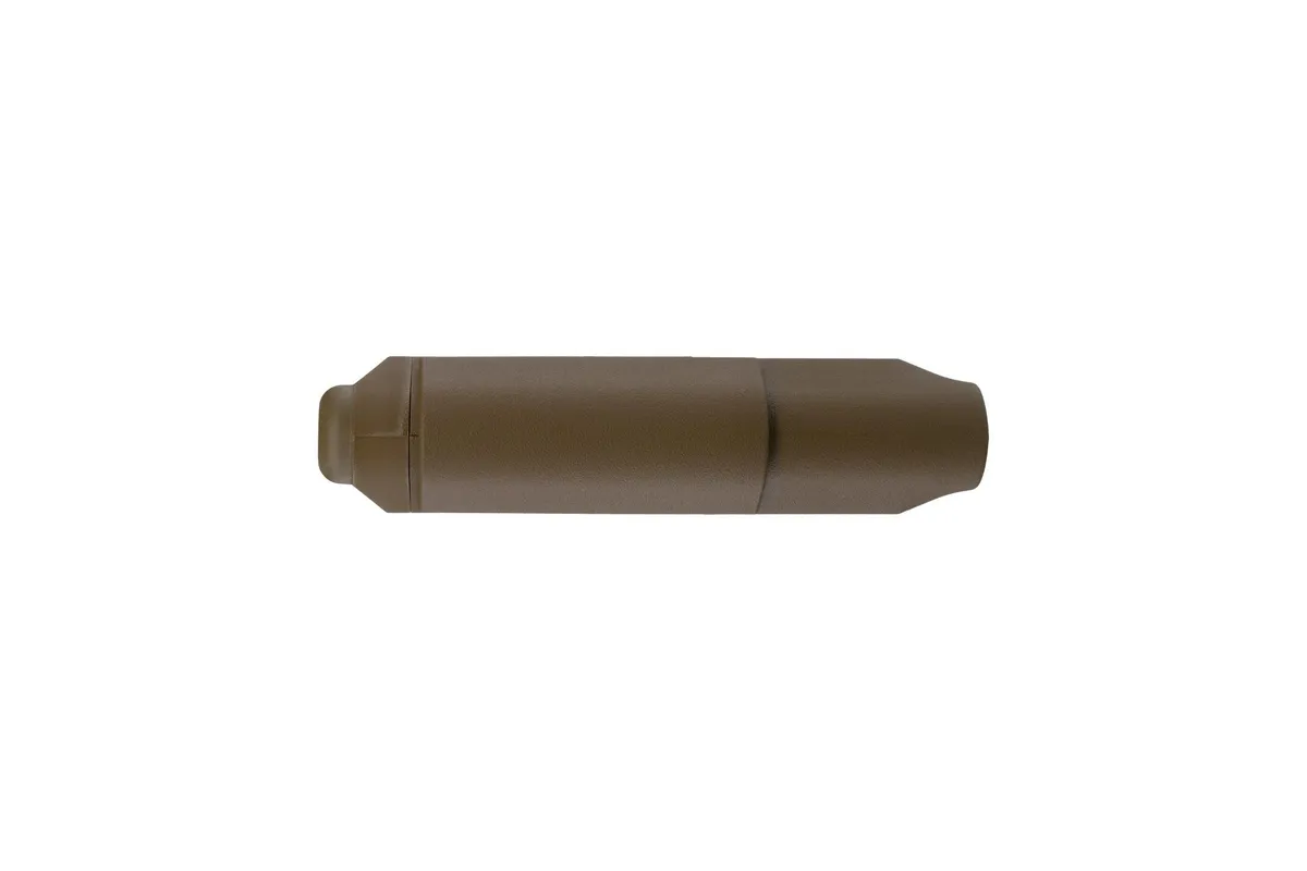 B5 Systems Collapsible Precision Stock, Coyote Brown, Medium Length Cheek Riser - Stock & Brace for AR-15, vista 5
