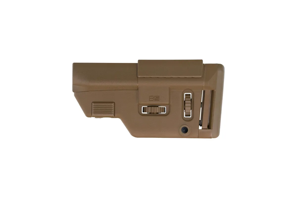 B5 Systems Collapsible Precision Stock, Coyote, Short Length Cheek Riser - Stock & Brace for AR-15 - view 1