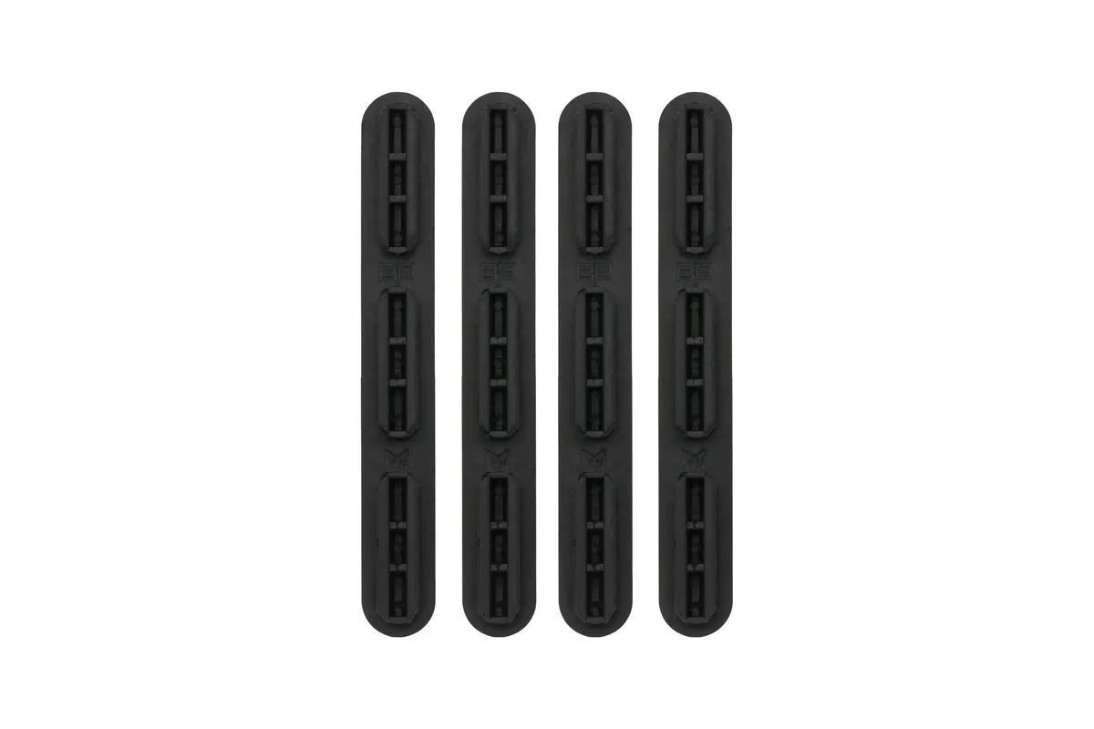 B5 Systems Rail Covers, 4 Pack, Fits M-LOK Rails, Matte, Black - Handguard for AR-15 - view 2
