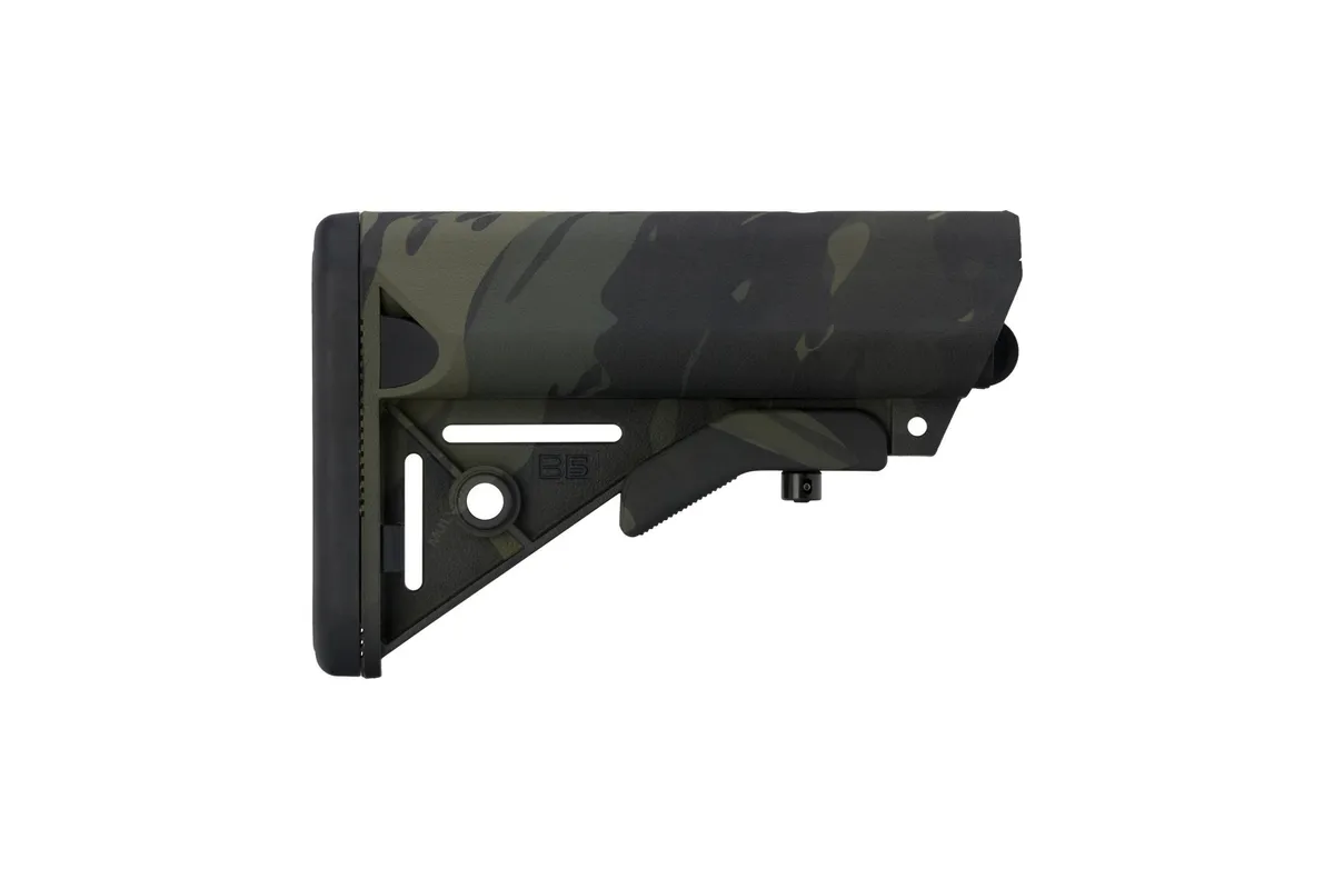 B5 Systems SOPMOD Enhanced Stock, Multi-Camo Black - SOP-1422 - Stock & Brace for AR-15, vista 2