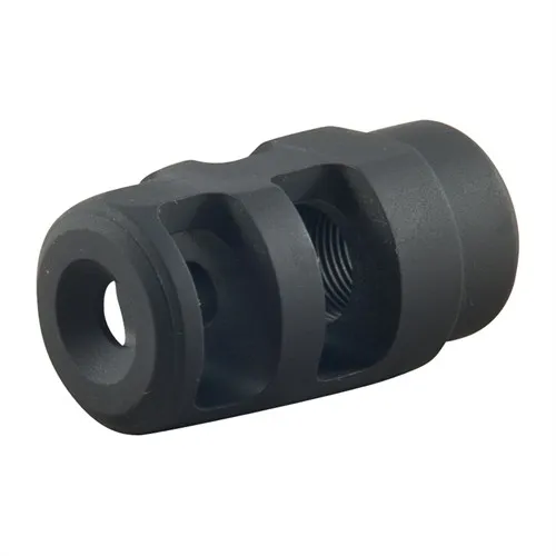 Badger Ordnance Micro Muzzle Brake 22 Caliber 1/2-28 Steel Black - Muzzle Device for AR-15, vista 2