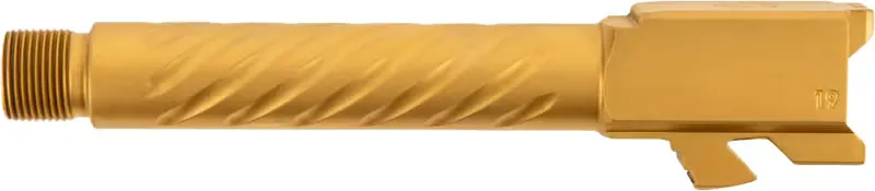 Ballistic Advantage BA BAPSG195T3G GLK19 G3-5 PVD Gold THRD/SPIRAL - Barrel for AR-15 - view 1