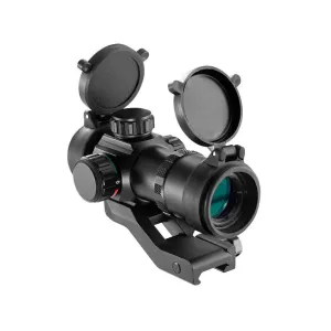 Barska Tactical Red Dot Sight 1x 30mm 4 MOA Dot with Picatinny Mount Matte Black - Optic, vista 1