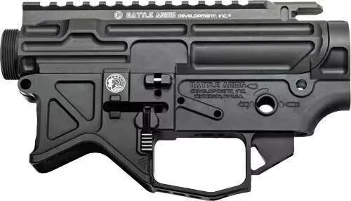 Battle Arms Development BATTLE ARMS AUTHORITY ELITE BILLET Lightweight AR-15 Receiver Set, 7075-T6 Aluminum, Ambi. - Lower Receiver for AR-15 - view 2