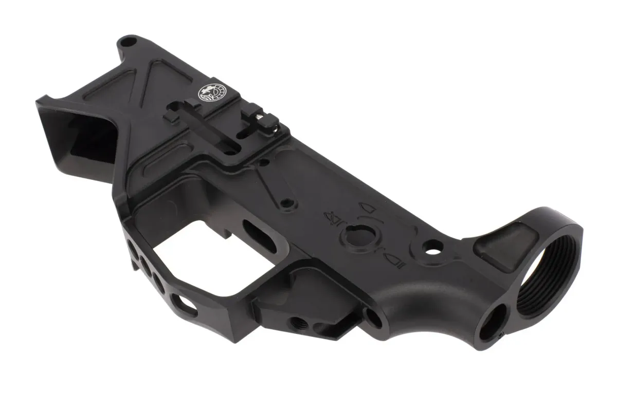 Battle Arms BATTLEARMS Ambidexterious Lower 7075-T6 Billet Receiver Set - Black Anodized Finish - Lower Receiver for AR-15 - view 1