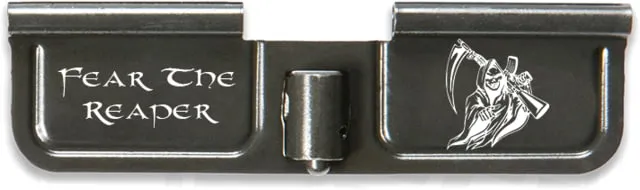 Battle Arms Development Engraved Ejection Dust Cover- Reaper - Dust Cover for AR-15 - view 1
