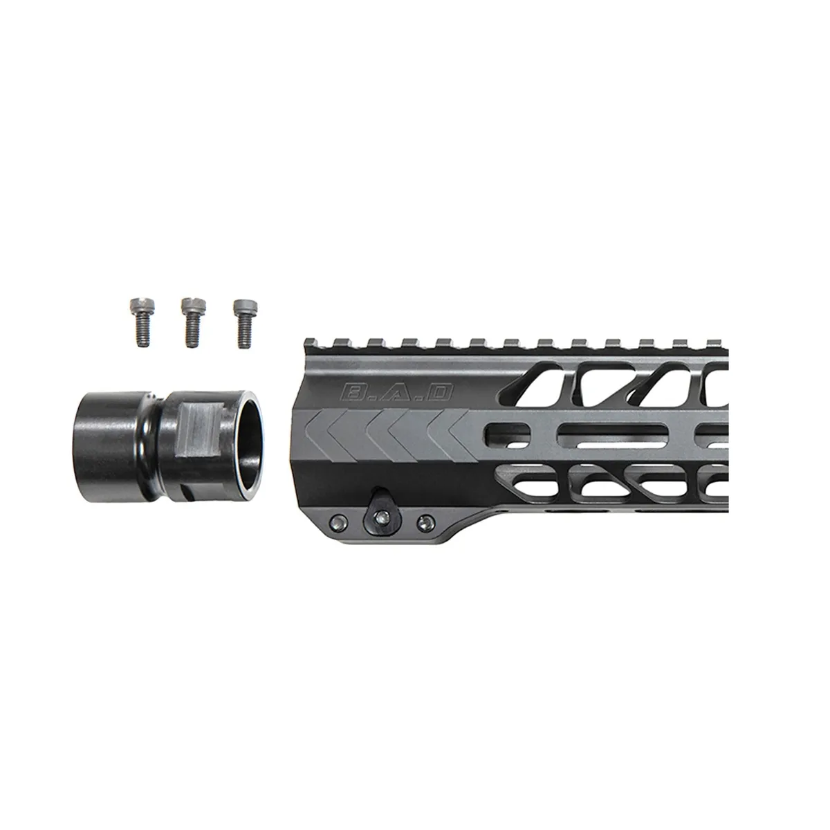 Battle Arms Development Inc. Workhorse 6.7 Free Float Handguard Aluminum Black - Handguard for AR-15 - view 2