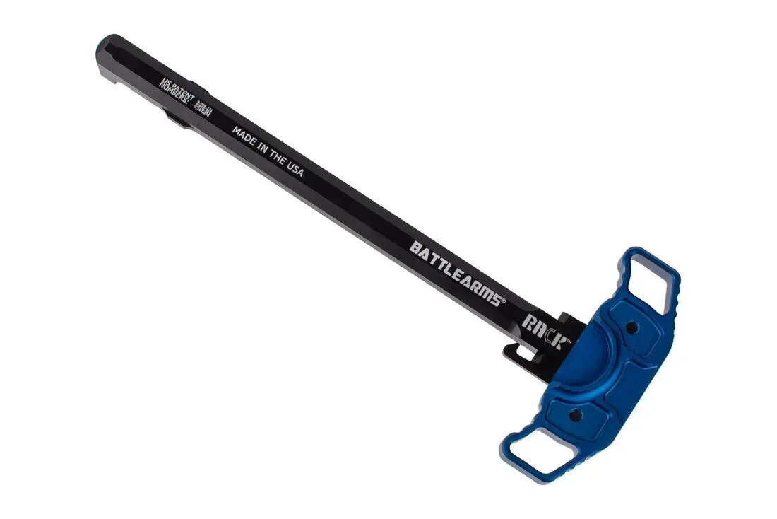 Battle Arms Development Rack Ambidextrous Ar-15 Charging Handle - Blue - Charging Handle for AR-15, vista 1