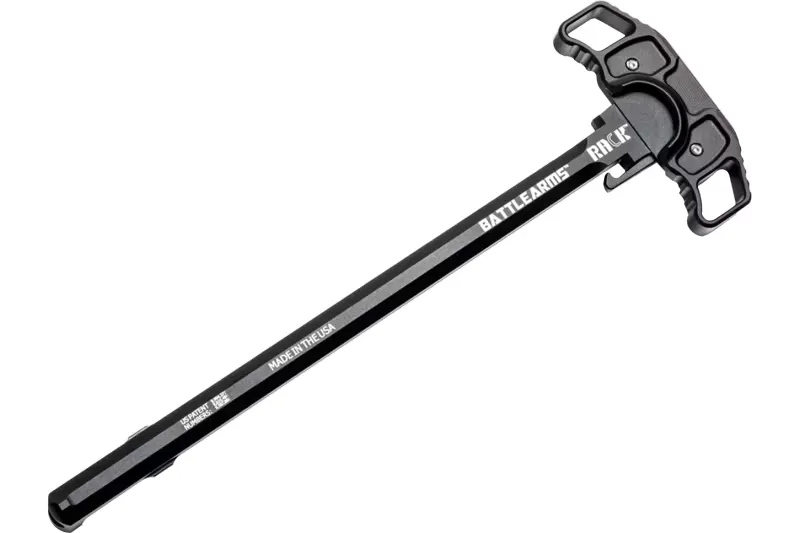 Battle Arms Development Battle Arms Rack Charging Handle, fits DPMS Pattern Rifles, Black, Ambidextrous - Charging Handle for AR-15 - view 1