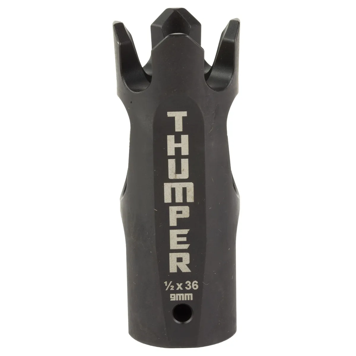 Battle Arms Development Battle Arms Thumper, Compensator, 9mm, Nitride Finish, Black, 1/2x36 Threaded - Muzzle Device for AR-15 - view 1