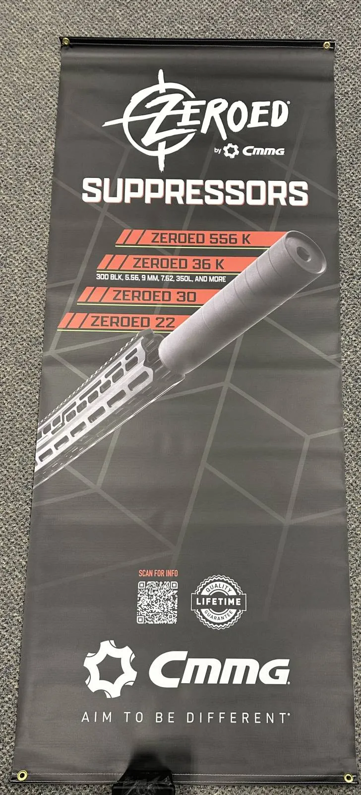 Battlehawk Armory CMMG Zeroed Suppressor Banner - Suppressor, vista 1