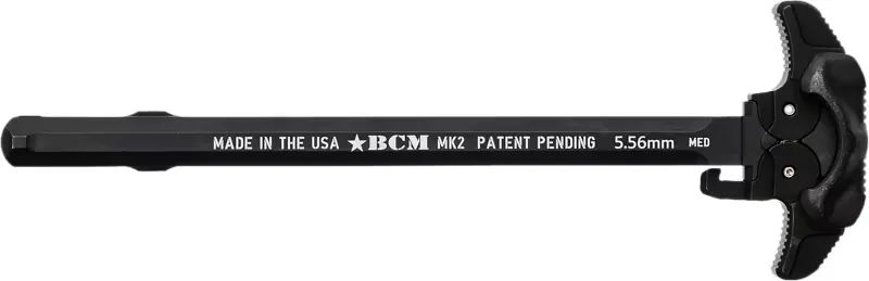 Bravo Company BCM Ambidextrous MK2 Medium Latch Charging Handle, Black - Reliable, Smooth Operation - GFH-MK2-MED-AMBI - Charging Handle for AR-15 - view 2