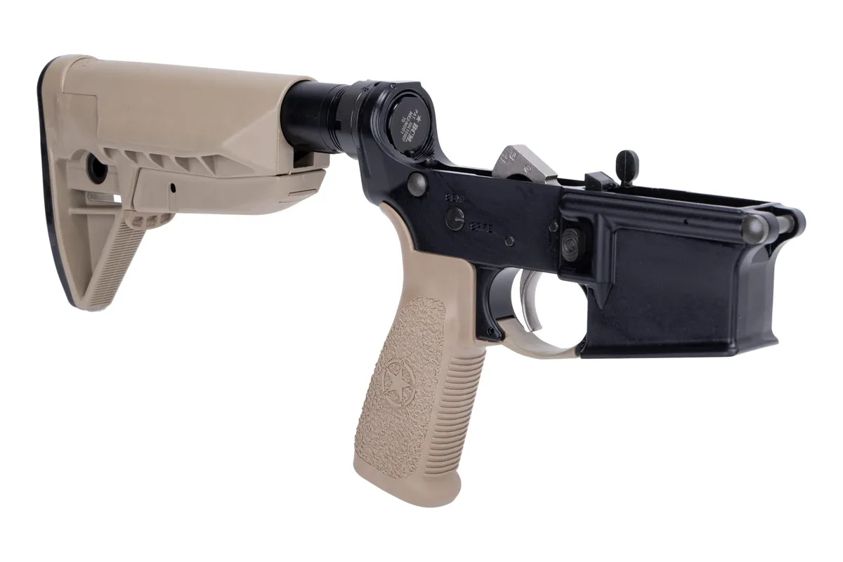 Bravo Company BCM MK2 RMS-M1T0 Mod-0 SOPMOD AR-15 Complete Lower Receiver Anodized Flat Dark Earth - Lower Receiver for AR-15 - view 2