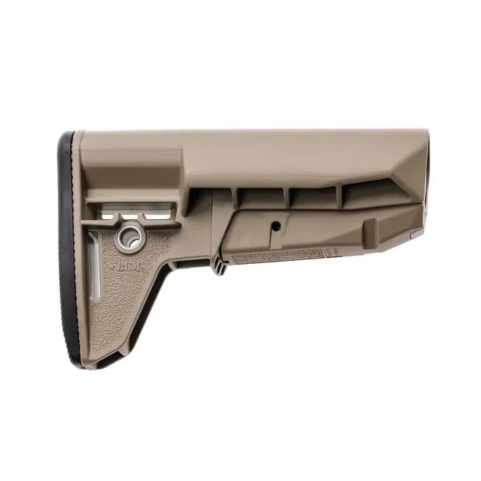 Bravo Company BCM Mod 2 SOPMOD Stock Flat Dark Earth - BCM Mod 2 SOPMOD Stock for Tactical Efficiency and Robust Performance - GFS-MOD2-SPMD-FDE - Stock & Brace for AR-15 - view 1