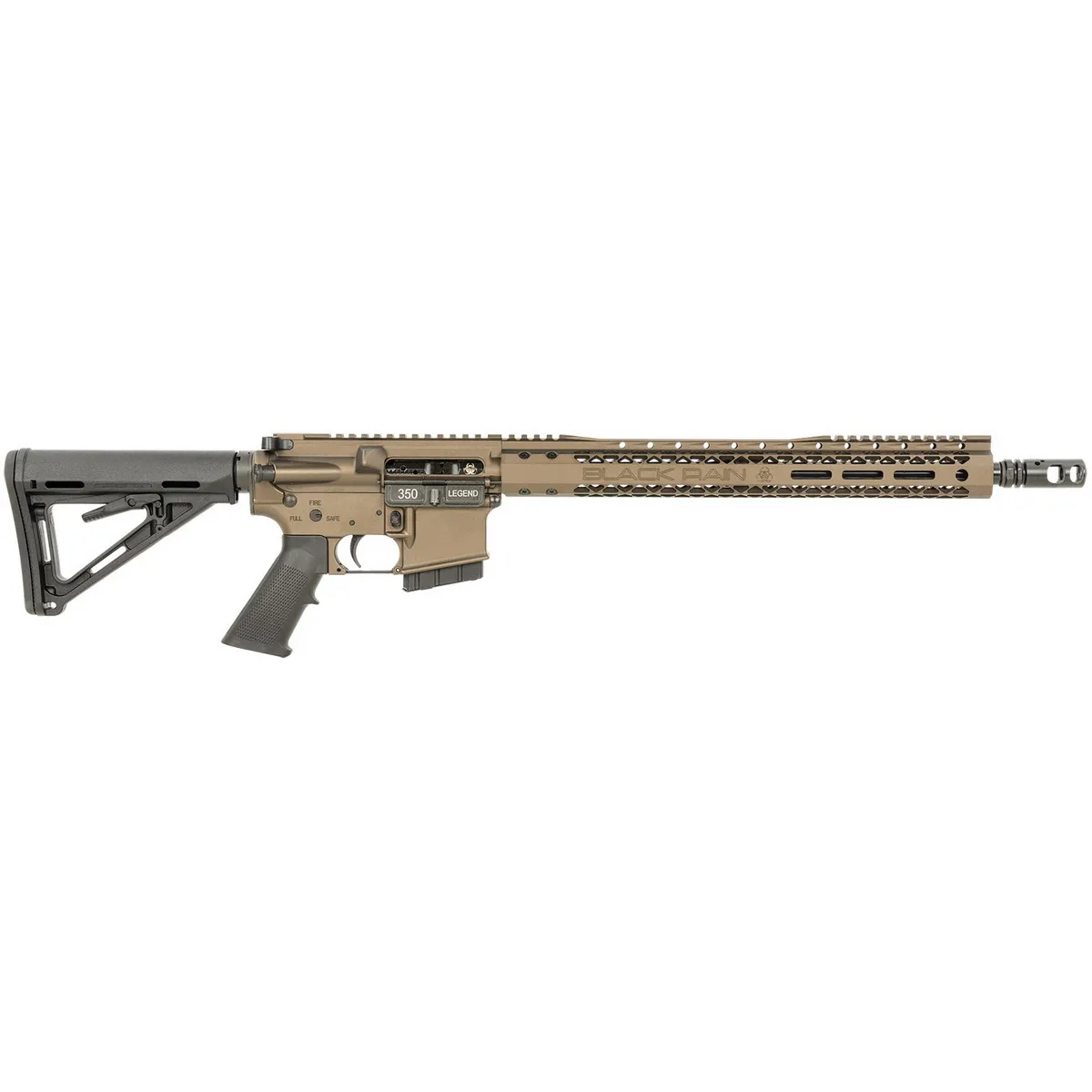 Black Rain Ordnance Spec 15 Carnivore .350 Legend 16" AR Rifle, Midnight Bronze - BRO-CARNIVORE-350L-MB - Complete Rifle, vista 1