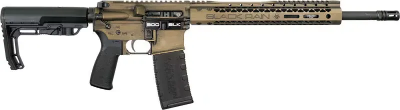 Black Rain Ordnance Spec+ Fusion BRO-FUSION-300BLK-BB Rifle, 300 Blackout, 16" Barrel, 30 Rds, Bronze Battleworn, MLOK Handguard, Forged Receivers. - Upper Receiver for AR-15, vista 1