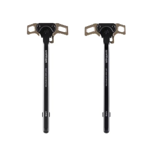 Blackout Defense Stryker Gas Deflecting Charging Handle Right Hand FDE - Charging Handle for AR-15, vista 1