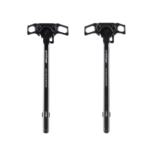 Blackout Defense Stryker Ambi Gas-Deflecting Charging Handle Left-Hand Deflection Standard Lever Black Black CHG15LFSTNDARDBLK - Charging Handle for AR-15 - view 1
