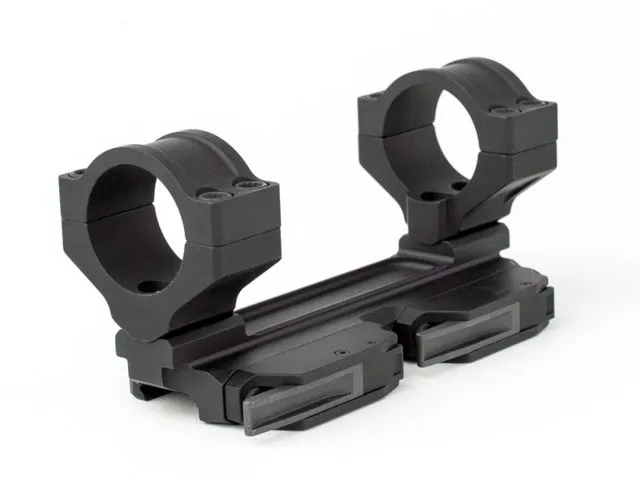Bobro Engineering SCAR Dual Lever Mount 30mm Rings Right Side Levers Black - Optic Mount - view 1