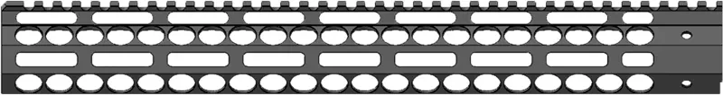 Bowden Tactical AirRail Full Flat-Top Standard Handguard 13", Black - Durable, Ergonomic Handguard - J13760-13 - Handguard for AR-15 - view 1