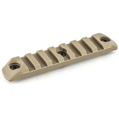 Bravo Company 4" Keymod Picatinny Rail for AR Rifles, FDE - BCM-KMR-1913-N4-FDE - Handguard Mount - view 1