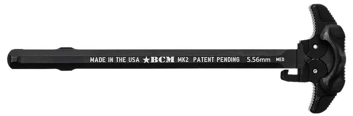 Bravo Company Ambidextrous MK2 Charging Handle Medium Latch - Charging Handle for AR-15, vista 1