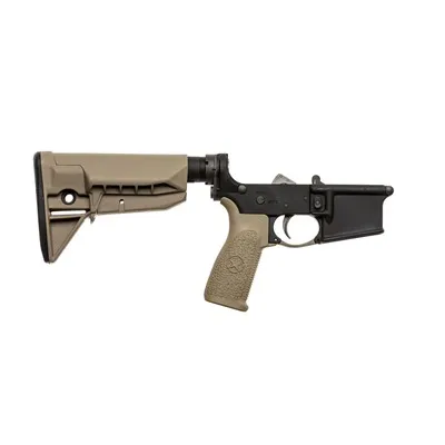 Bravo Company Ar-15 Complete Lower Receiver W/ Bcmgunfighter Sopmod Stock - Complete Lower Receiver W/ Sopmod Stock Fde - Lower Receiver for AR-15, vista 1