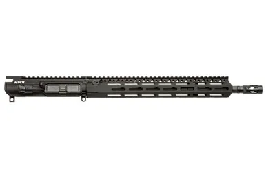 Bravo Company BCM® MK2 Standard 14.5" Mid Length (Enhanced MEDIUM Weight-*FLUTED*) Complete Upper Receiver Group w/ MCMR-13 Handguard - Upper Receiver for AR-15, vista 1
