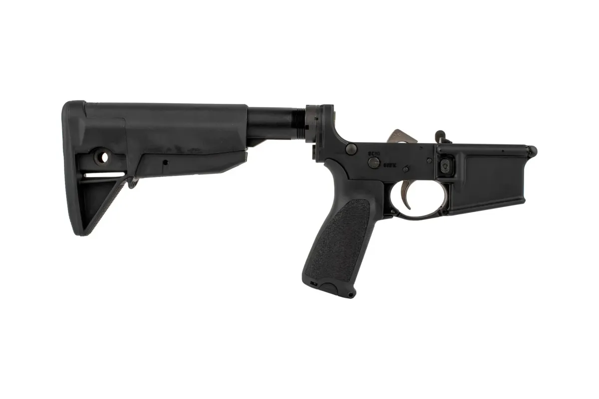 Bravo Company Complete Lower Receiver W/ Bcmgunfighter(TM) Stock For Ar-15 - Complete Lower Receiver W/ Gunfighter Stock Blk - Lower Receiver for AR-15 - view 2