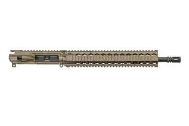 Bravo Company *Cosmetic Blem* BCM® MK2 Standard 14.5" Mid Length Complete Upper Receiver Group w/ QRF-12 Handguard - FDE - Upper Receiver for AR-15, vista 1