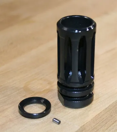 Bravo Company Extended A2 Flash Suppressor 22 Caliber 1/2-28 Steel Black - Muzzle Device for AR-15 - view 4