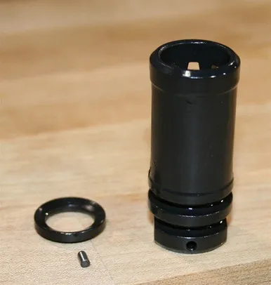 Bravo Company Extended A2 Flash Suppressor 22 Caliber 1/2-28 Steel Black - Muzzle Device for AR-15 - view 5