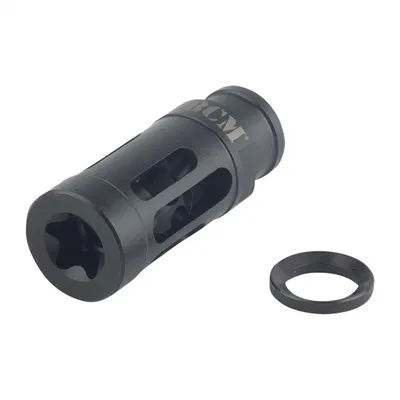 Bravo Company Gunfighter Comp Mod 1 22 Caliber 1/2-28 Ss Black Oxide - Muzzle Device for AR-15 - view 1