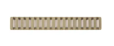 Bravo Company Low Profile Rail Cover FLAT DARK EARTH - Handguard for AR-15, vista 1