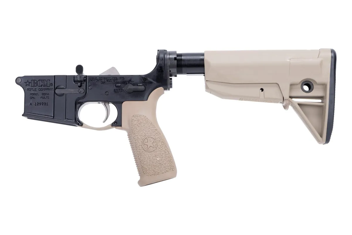 Bravo Company Lower Receivers W/ Mk 2 Rms & Mod-0 Stock - Lower W/Mk2rms -M1t0 & Stock Mod-0 Fde - Lower Receiver for AR-15 - view 3