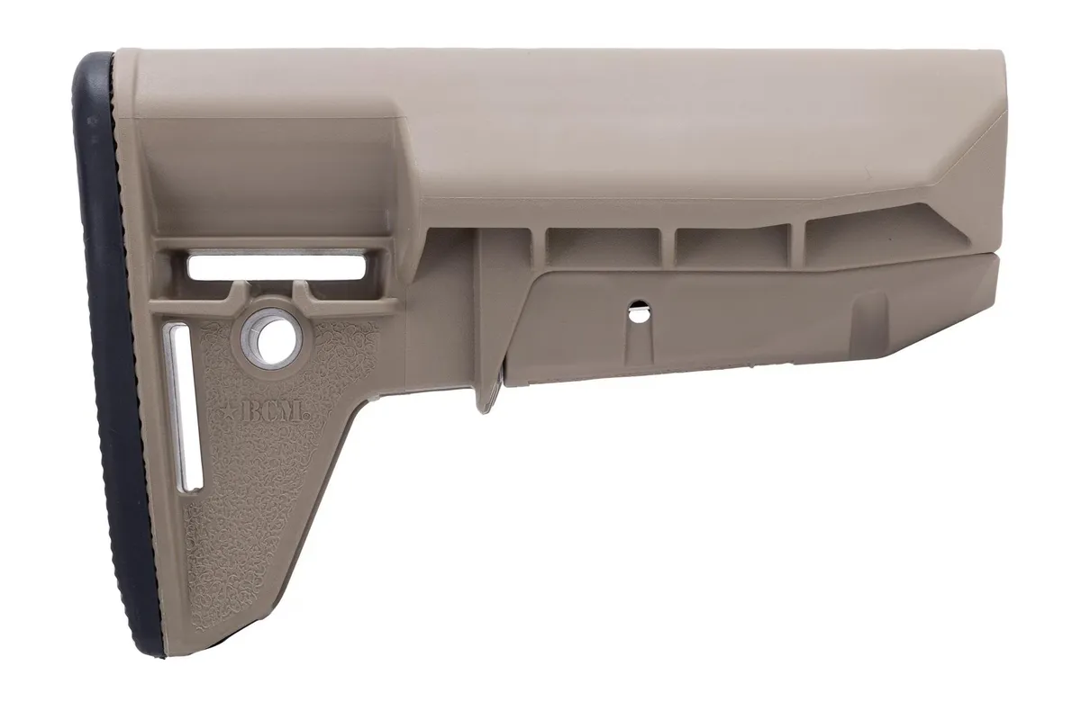 Bravo Company Manufacturing Bcmgunfighter Mod 0 Sopmod Stock - Flat Dark Earth - Stock & Brace for AR-15 - view 1