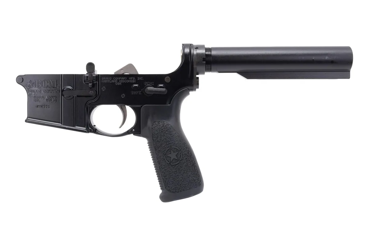 Bravo Company Manufacturing Complete AR-15 Lower Receiver - No Stock - Lower Receiver for AR-15 - view 3