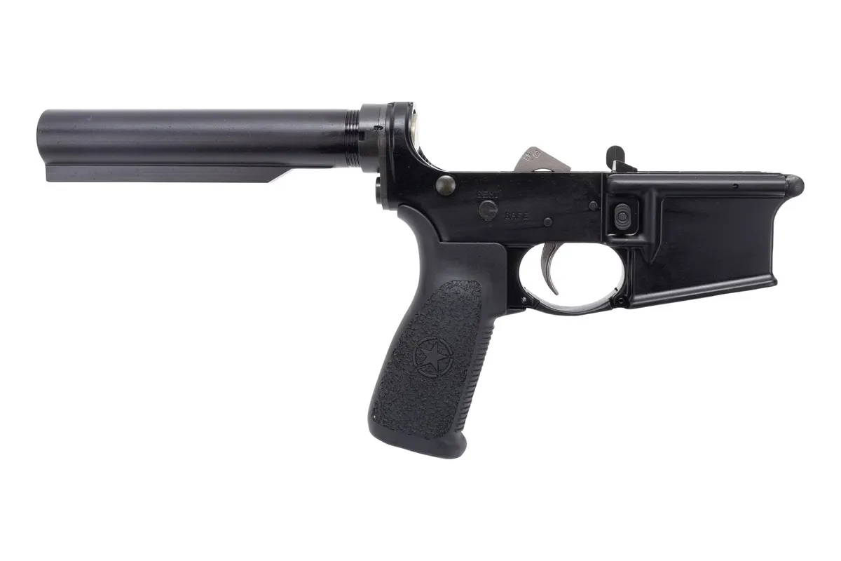 Bravo Company Manufacturing Complete AR-15 Lower Receiver - No Stock - Lower Receiver for AR-15, vista 1