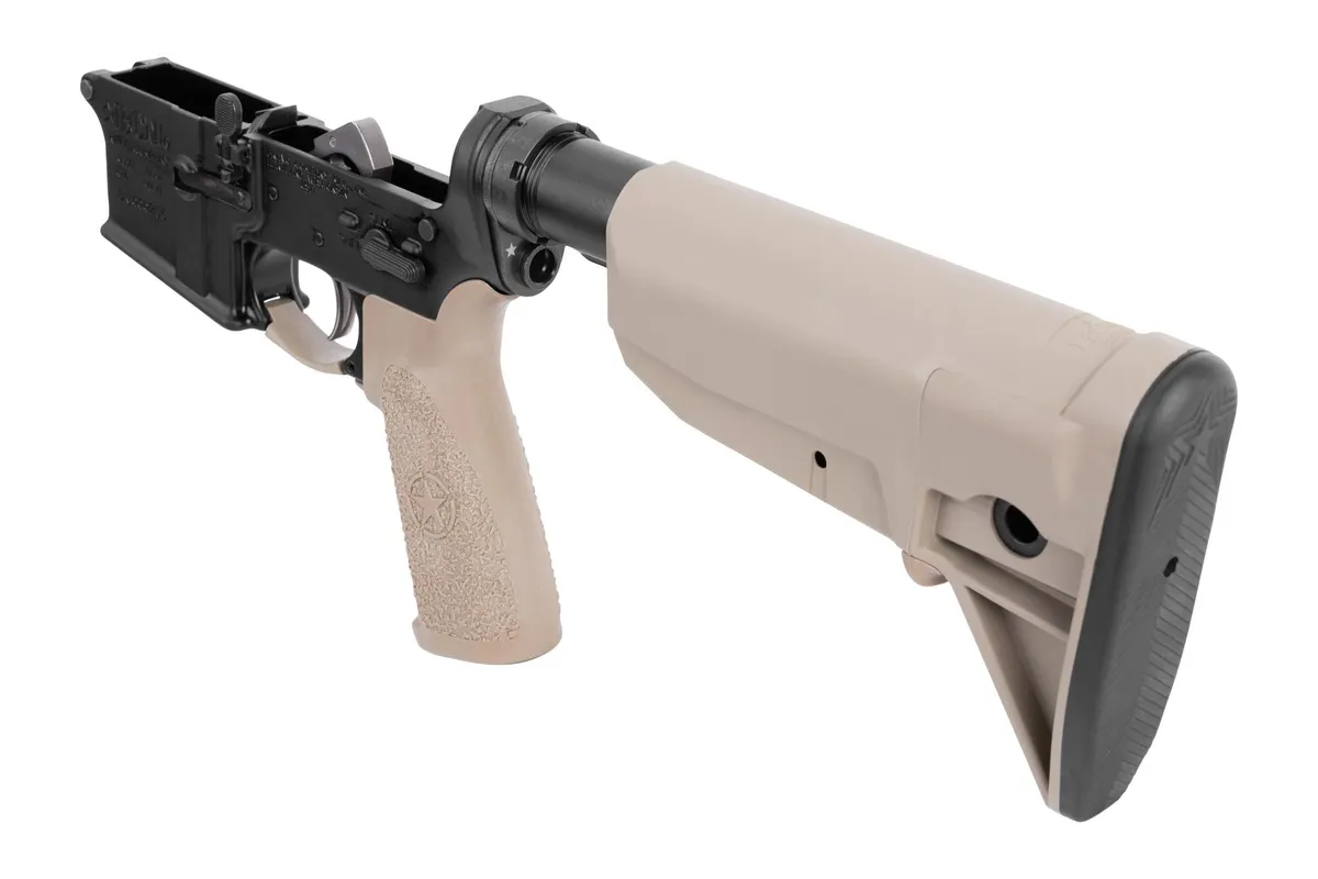 Bravo Company Manufacturing Complete Ar-15 Lower Receiver Assembly - Fde Furniture - Lower Receiver for AR-15, vista 4