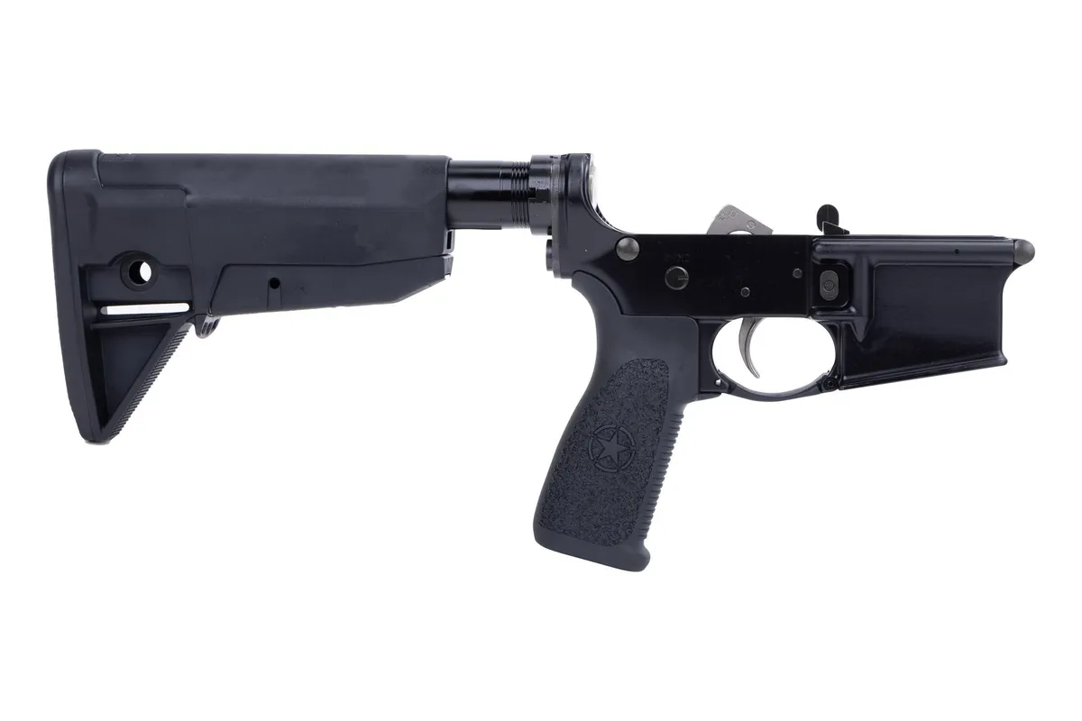 Bravo Company Manufacturing Complete Ar-15 Lower Receiver Assembly With Mod 0 Stock - Lower Receiver for AR-15 - view 1