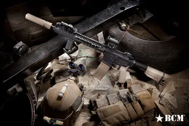Bravo Company Manufacturing Kmr Alpha KeyMod Free Float Ar-15 Handguard - 13" - Handguard for AR-15 - view 3