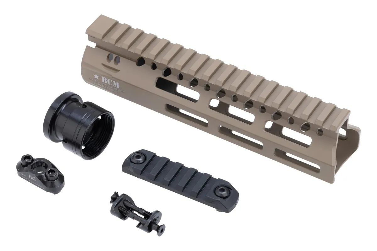 Bravo Company Manufacturing MCMR Modular Rail AR-15 Handguard - FDE - 7" - Handguard for AR-15 - view 4