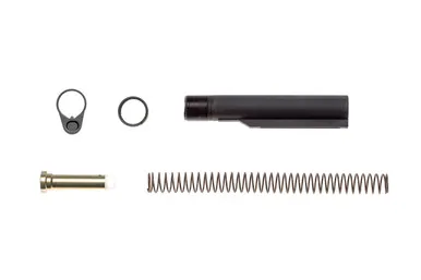 Bravo Company Manufacturing Mil-Spec Carbine Stock Hardware Kit - Buffer Tube Assembly for AR-15, vista 2