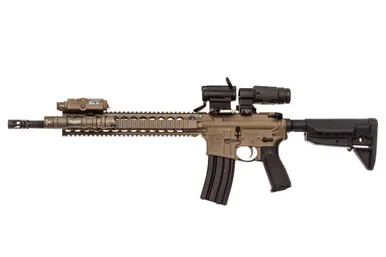 Bravo Company Manufacturing Qrf-12 Quad Rail Free Float Ar-15 Handguard - 12.62" - Flat Dark Earth - Handguard for AR-15, vista 5