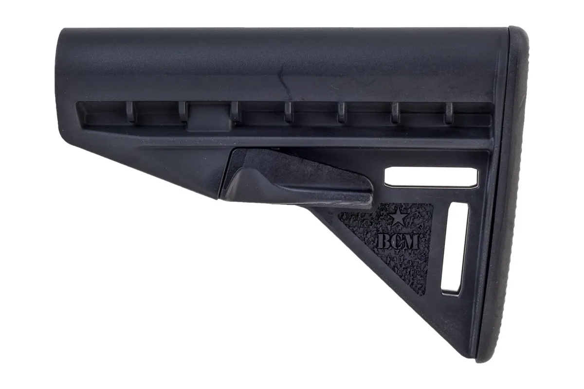Bravo Company Manufacturing Stock - Mod 3 - Black - Stock & Brace for AR-15 - view 2