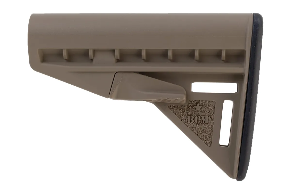 Bravo Company Manufacturing Stock - Mod 3 - FDE - Stock & Brace for AR-15 - view 2