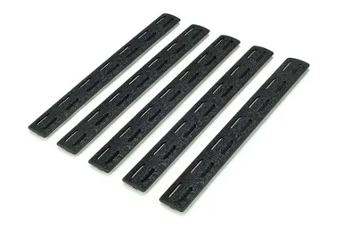 Bravo Company MCMR MLOK Compatible 5.5" Rail Panel Kit 5/Pack, Black - BCM-MCMR-RP-BLK-5 - Handguard for AR-15, vista 1